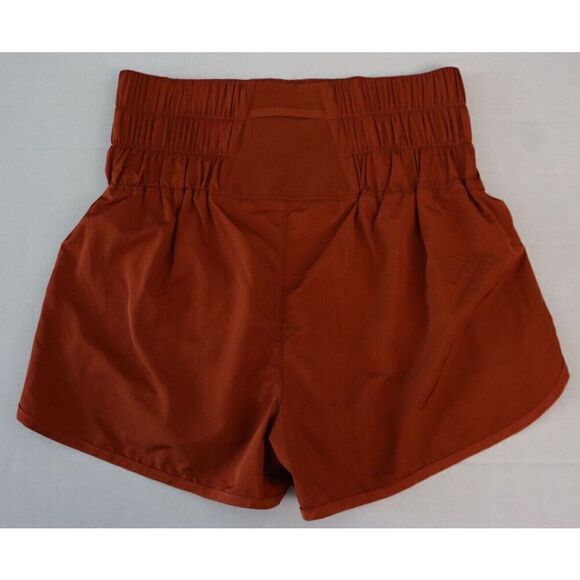 Free People Movement OB1128291 Women's Sz S Red Earth/Rust The Way Home Shorts - Picture 2 of 11